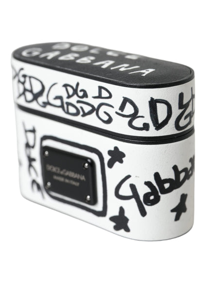 a white and black box with black writing on it