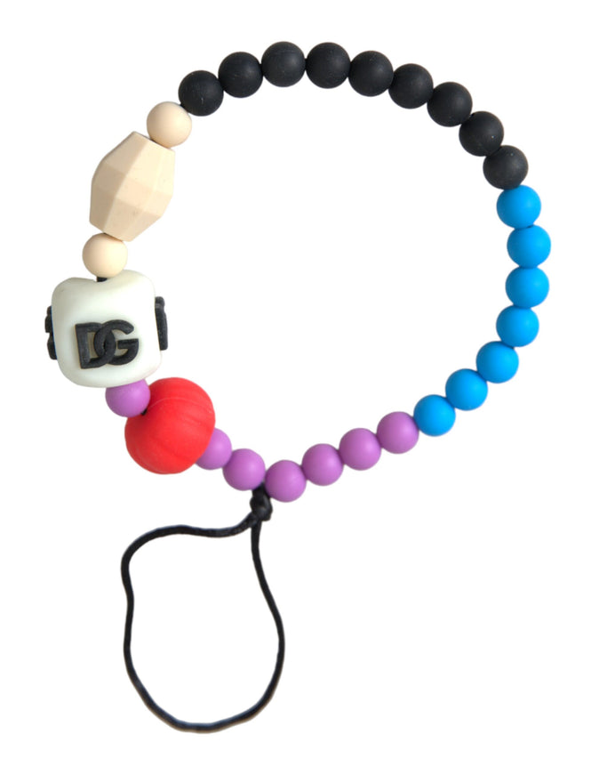 a beaded bracelet with a pacifier on it