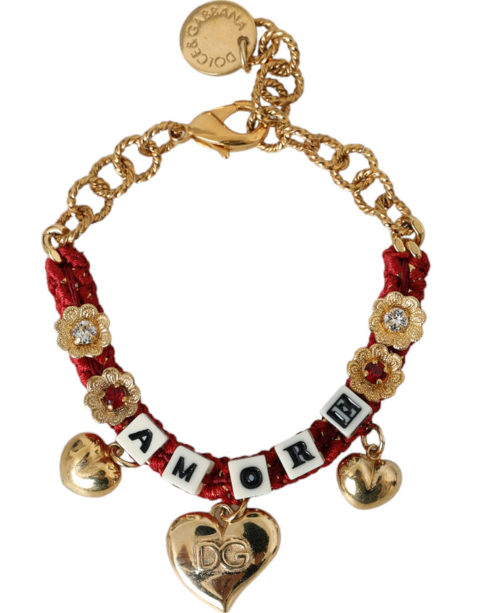 a bracelet with charms and charms on it