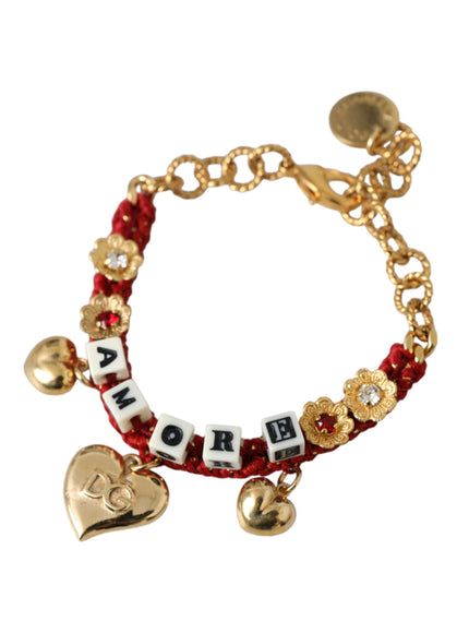 a bracelet with charms and charms on it