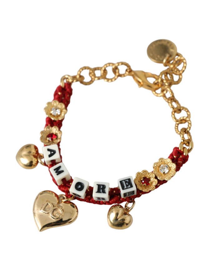 a bracelet with charms and charms on it