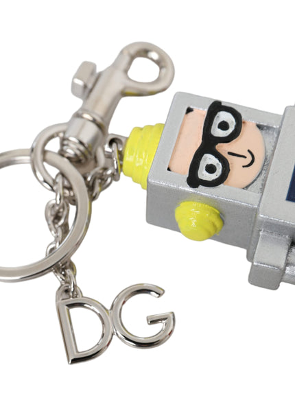 a lego keychain with a lego character on it