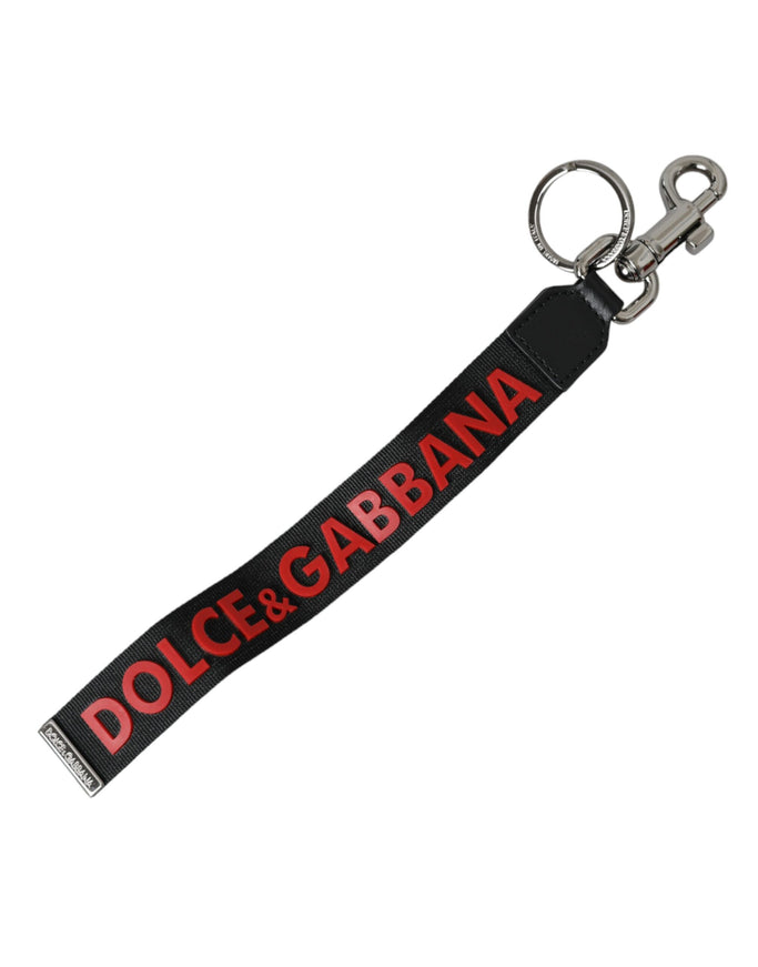 a keychain with the word dolce and garbana printed on it