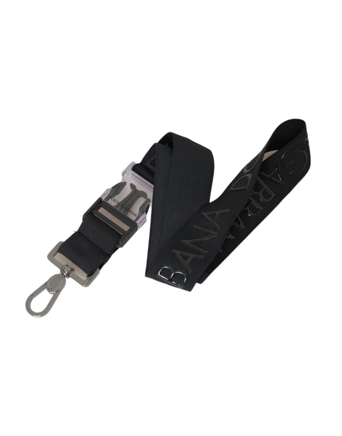 Dolce & Gabbana black logo print shoulder strap