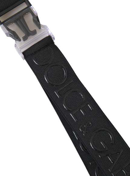 Dolce & Gabbana embossed logo on black strap