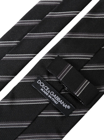 Dolce & Gabbana tie with label and stripes