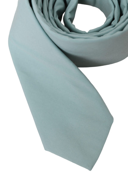 Close-up of mint green Dolce & Gabbana tie