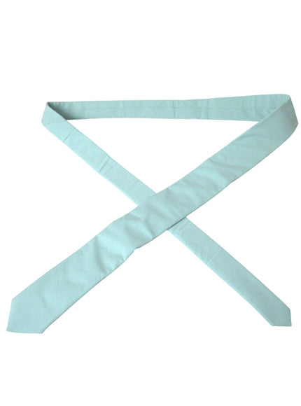 Mint green Dolce & Gabbana tie laid flat