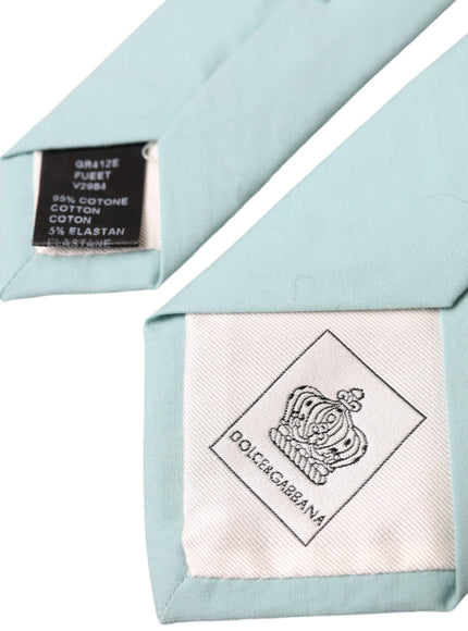 Dolce & Gabbana tie label and logo close-up