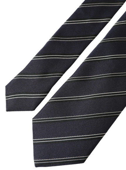 Detailed view of Dolce & Gabbana striped silk tie