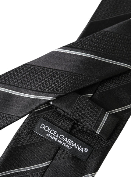 Dolce & Gabbana tie with label and stripes