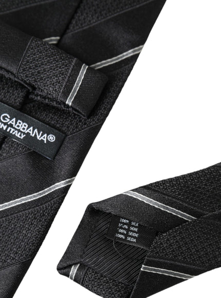 Dolce & Gabbana silk tie with material tag