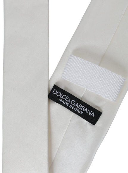 Dolce & Gabbana tie label and stitching detail