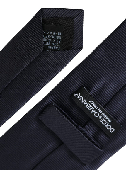 Dolce & Gabbana tie label and fabric details