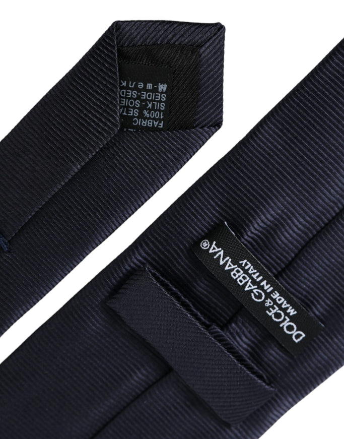 Dolce & Gabbana tie label and fabric details