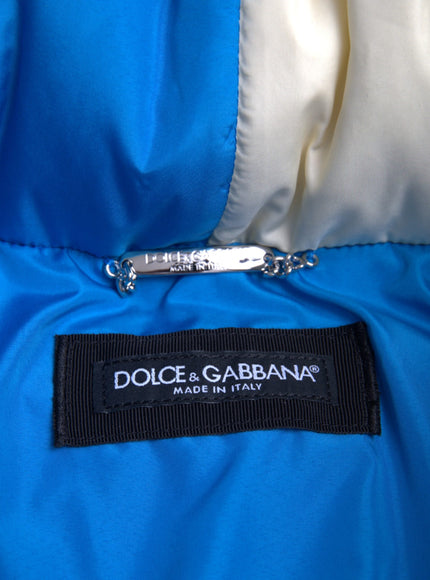 Dolce & Gabbana jacket label and chain detail