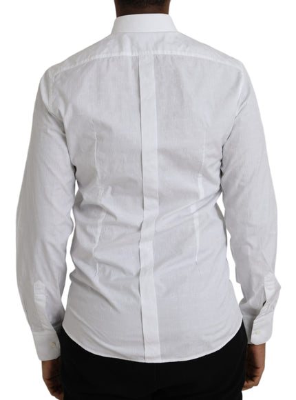 Dolce & Gabbana white cotton shirt back view