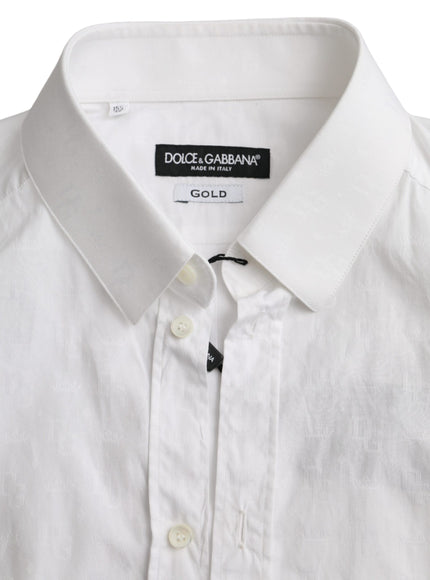 Dolce & Gabbana shirt label and collar detail