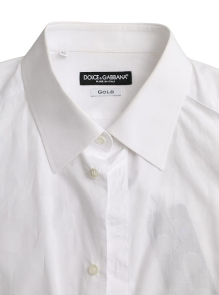 Dolce & Gabbana shirt label and collar detail