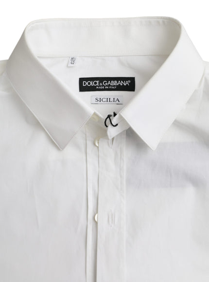 Dolce & Gabbana shirt label and collar detail