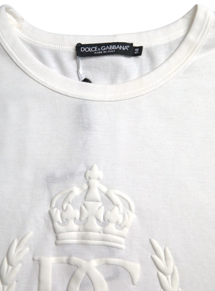 a white t - shirt with a crown on it