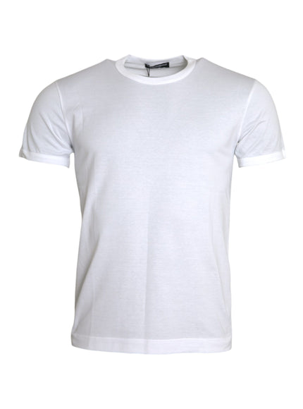 Dolce & Gabbana white cotton t-shirt front view