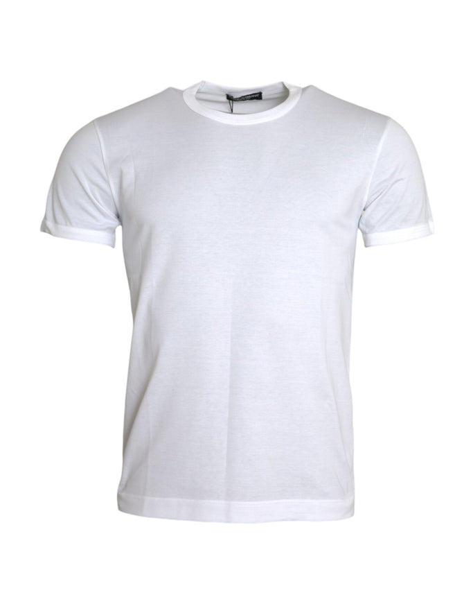 Dolce & Gabbana white cotton t-shirt front view