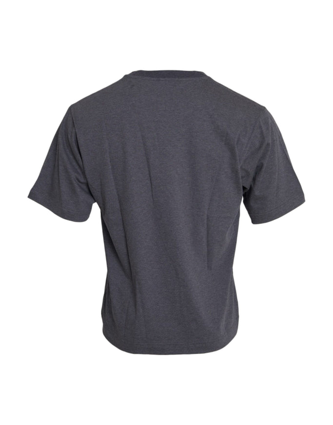 Dolce & Gabbana gray cotton t-shirt back view