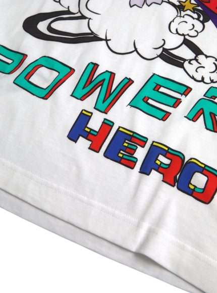 Dolce & Gabbana t-shirt Power Hero print detail