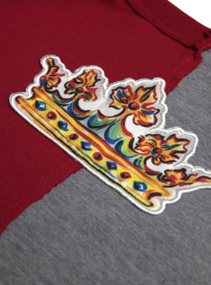 Crown detail on Dolce & Gabbana multicolor T-shirt