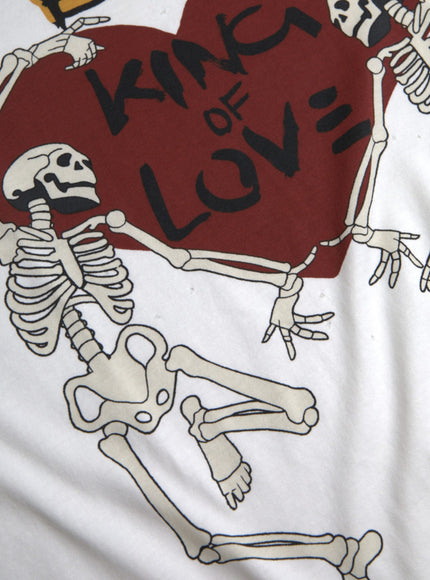 Dolce & Gabbana King Of Love T-shirt skeleton design