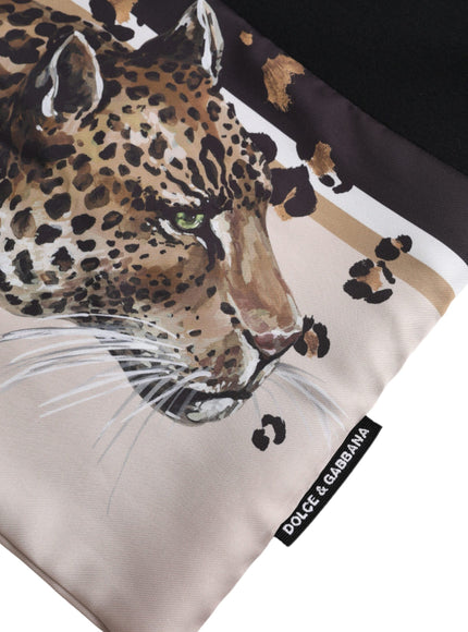 Leopard print detail on Dolce & Gabbana t-shirt