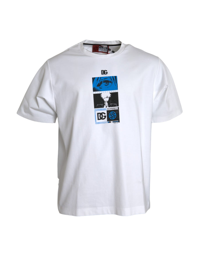 Dolce & Gabbana Jujutsu Kaisen white T-shirt front view