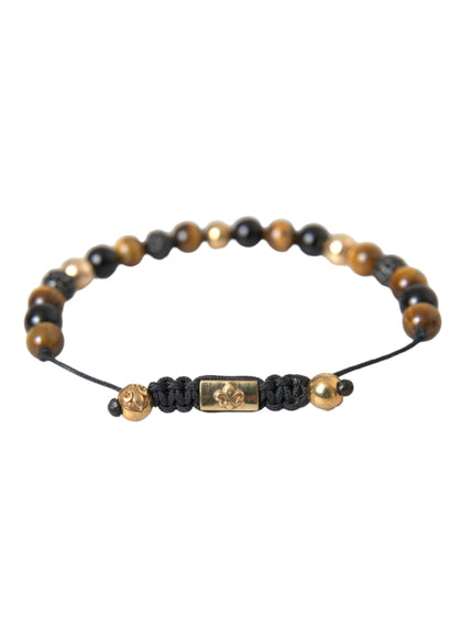 Nialaya Tiger Eye Stone Bracelet side view