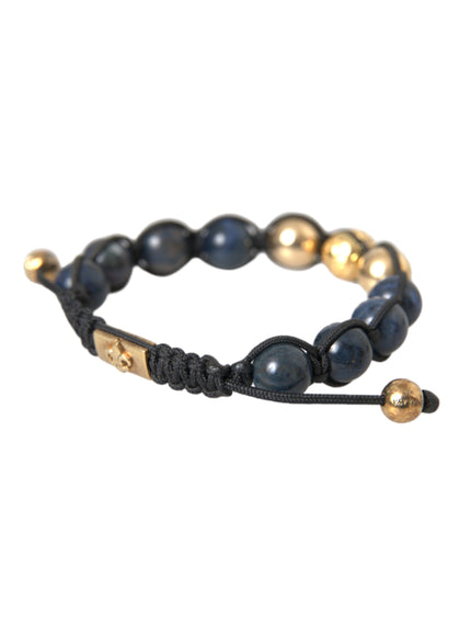 Side view of Nialaya blue stone bracelet