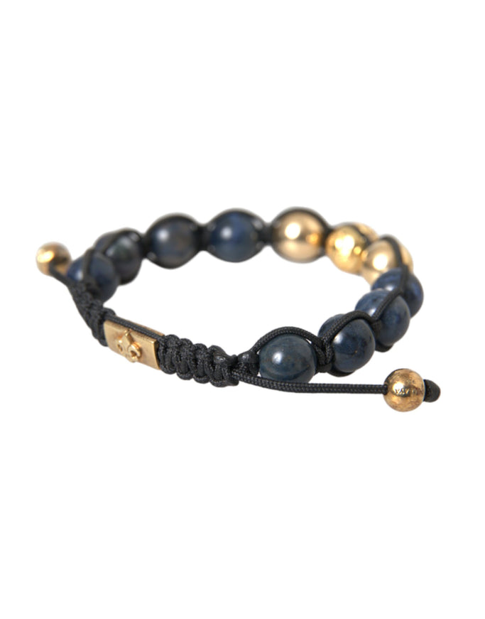 Side view of Nialaya blue stone bracelet