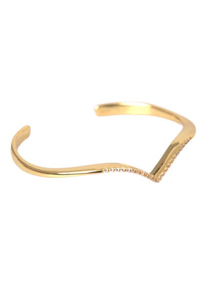 Nialaya Arched Wing Cuff Skyfall Gold Bracelet