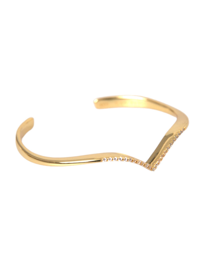 Nialaya Arched Wing Cuff Skyfall Gold Bracelet