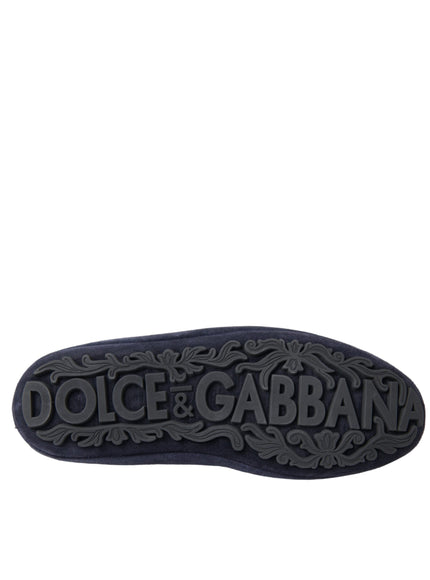 Sole view of Dolce & Gabbana loafers with brand logo