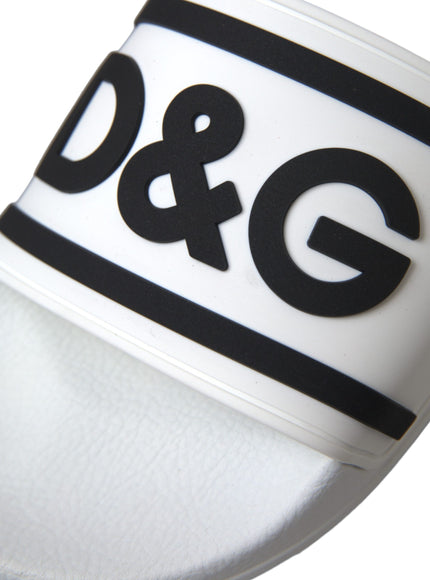 Close-up of Dolce & Gabbana sandal logo