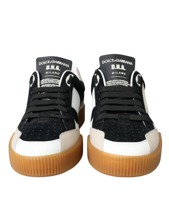 Front view of Dolce & Gabbana leather sneakers