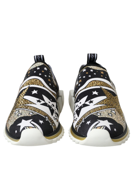 Front view of Dolce & Gabbana comet star sneakers