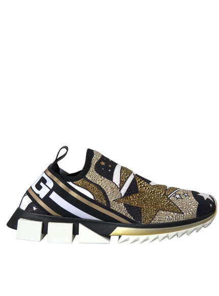 Dolce & Gabbana comet star print sneaker side view