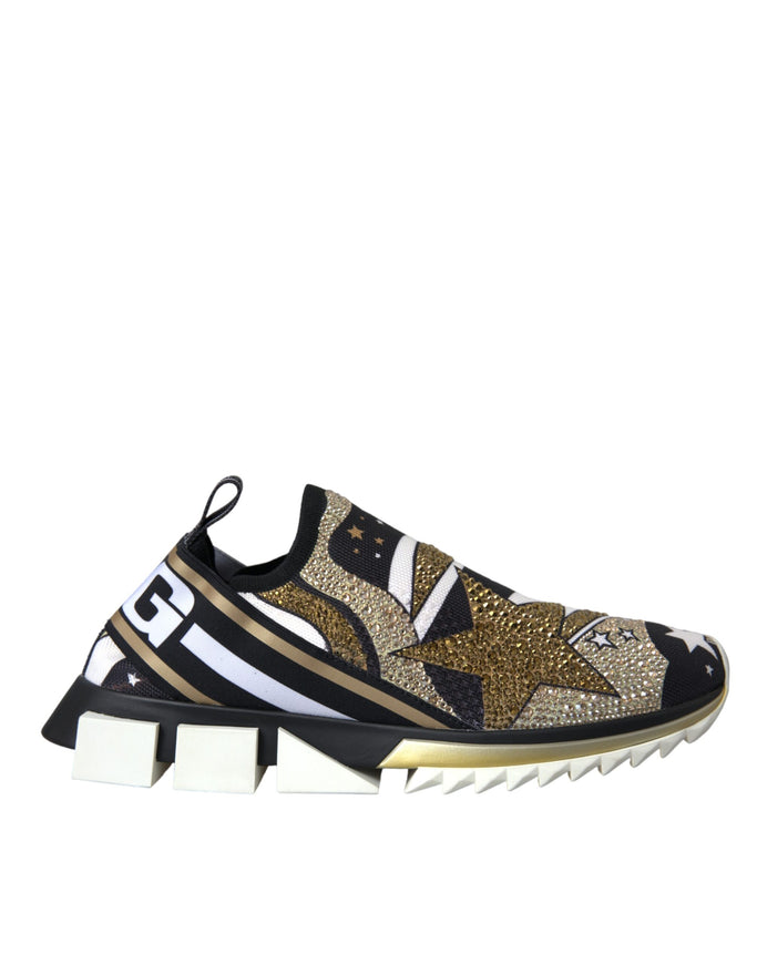 Dolce & Gabbana comet star print sneaker side view