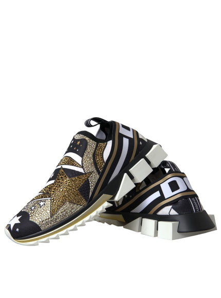 Stacked Dolce & Gabbana comet star sneakers