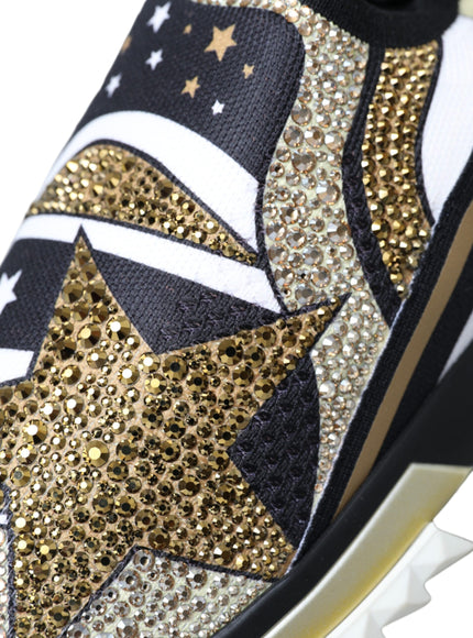 Close-up of Dolce & Gabbana comet star print details