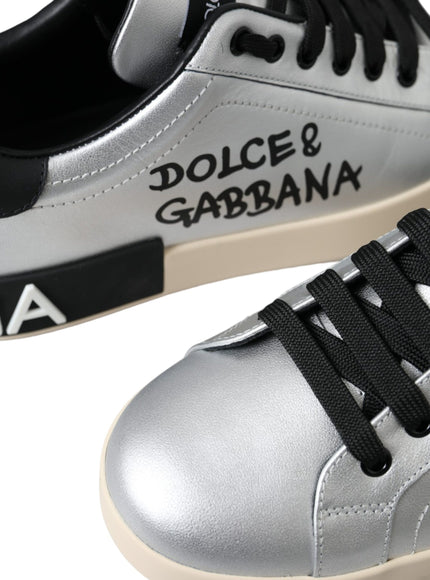 Close-up of Dolce & Gabbana sneaker branding