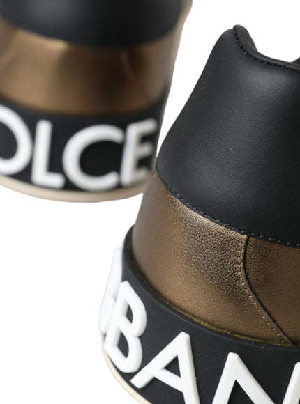 Close-up of Dolce & Gabbana sneaker heel design