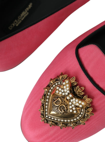 Close-up of Dolce & Gabbana loafers with embellishment