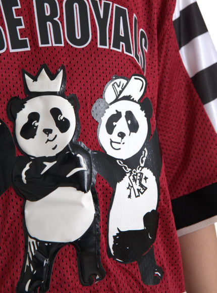 Dolce & Gabbana Multicolor Royals Panda Oversized T-shirt